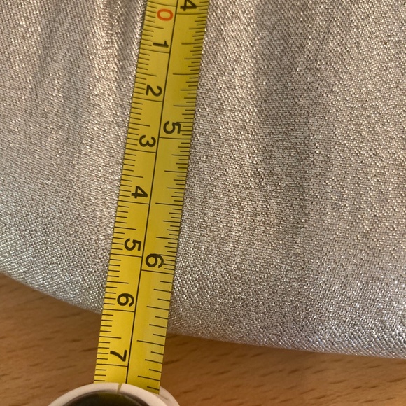 Vintage 1950s Andé' Clutch Purse Handbag Silver Sparkle Metallic Holiday Party - Picture 10 of 10